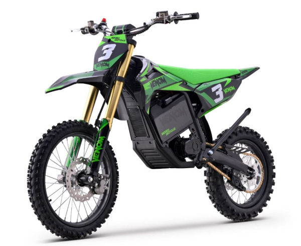 Elektro Dirt Bike Venom 6500 Watt 72 Volt 14" 17" 81 cm Sitzhöhe