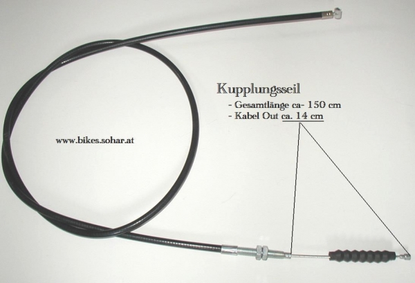 Kupplungsseil 140-250 L150 KO14