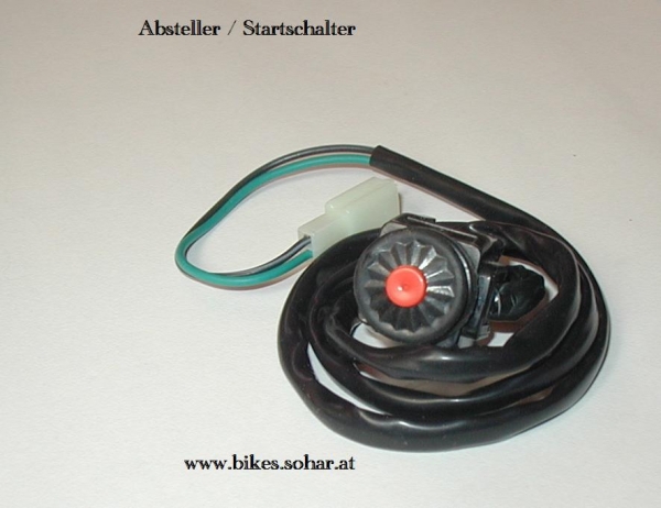 Schalter Absteller / Starter - Zündung 22 mm Lenker R